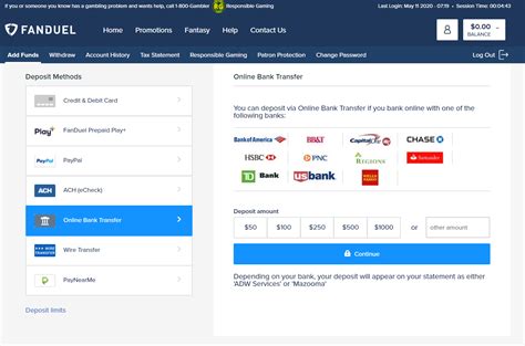 fanduel banking